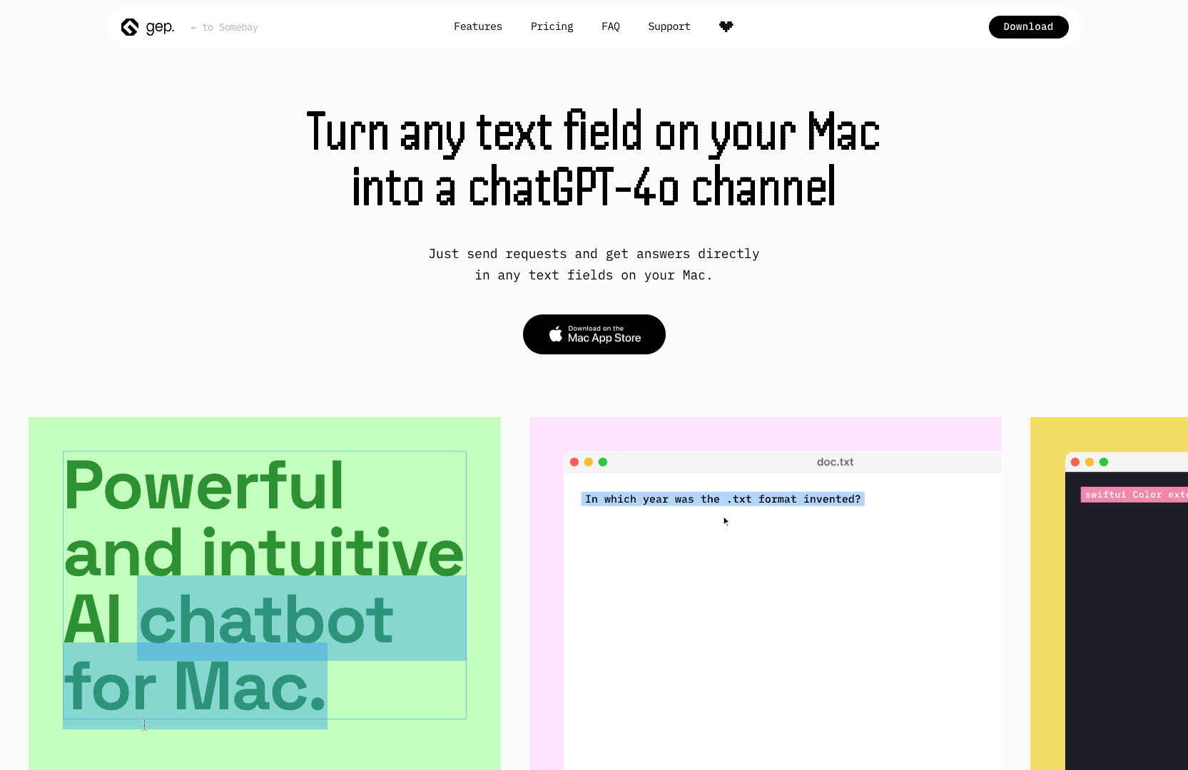Gep AI Assistant screenshot