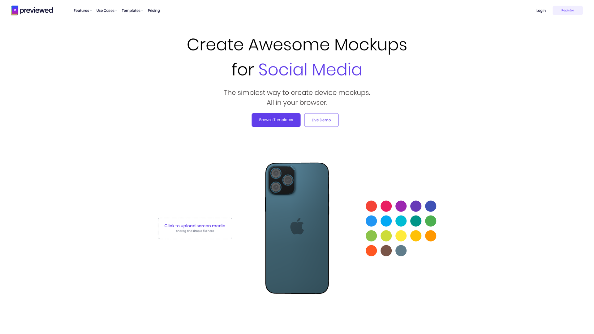 Previewed screenshot