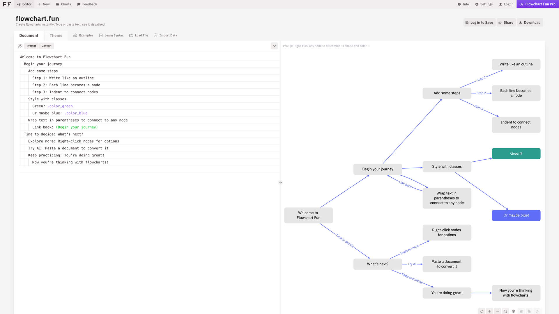 Flowchart Fun screenshot