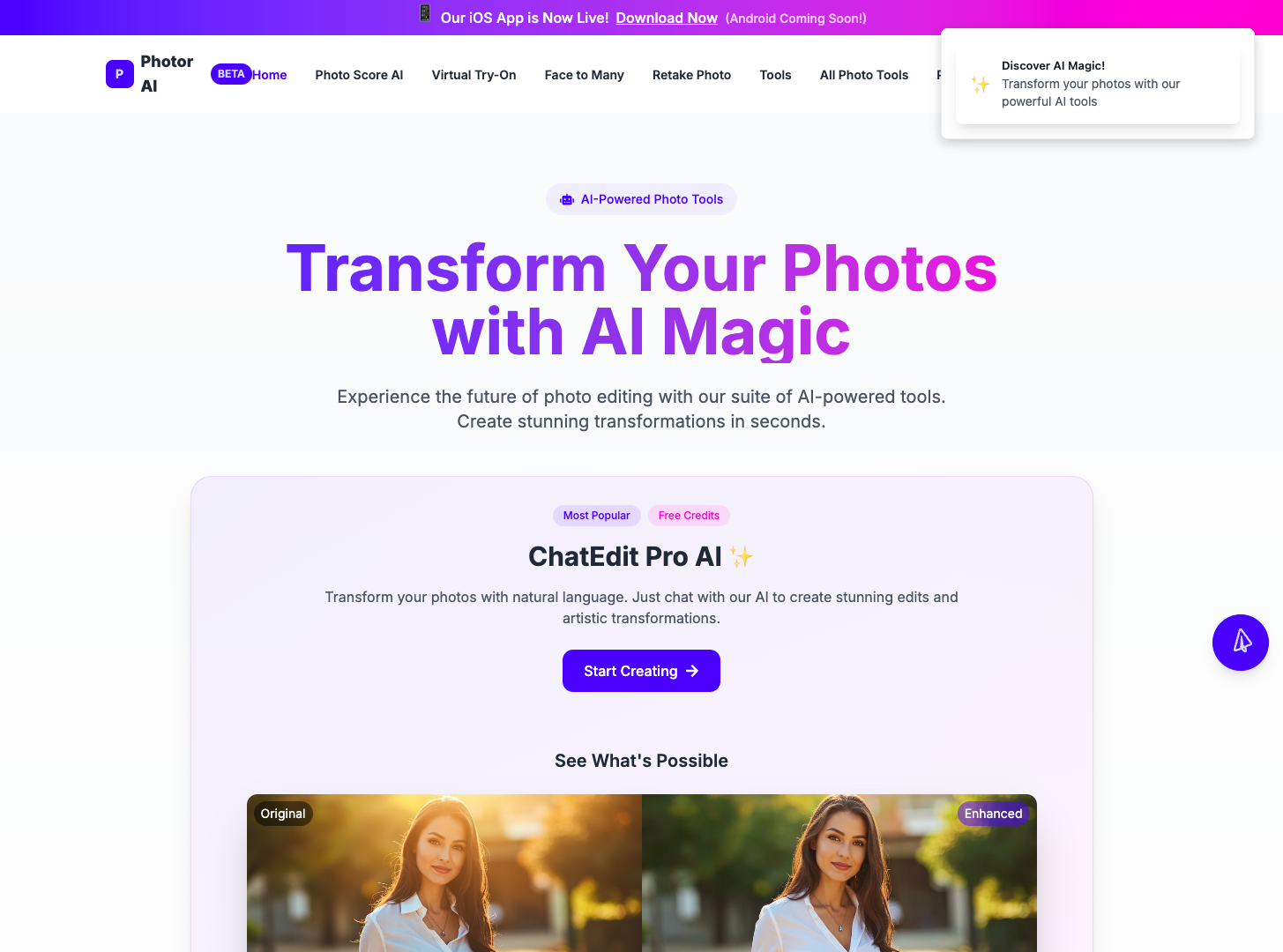 Photor AI screenshot