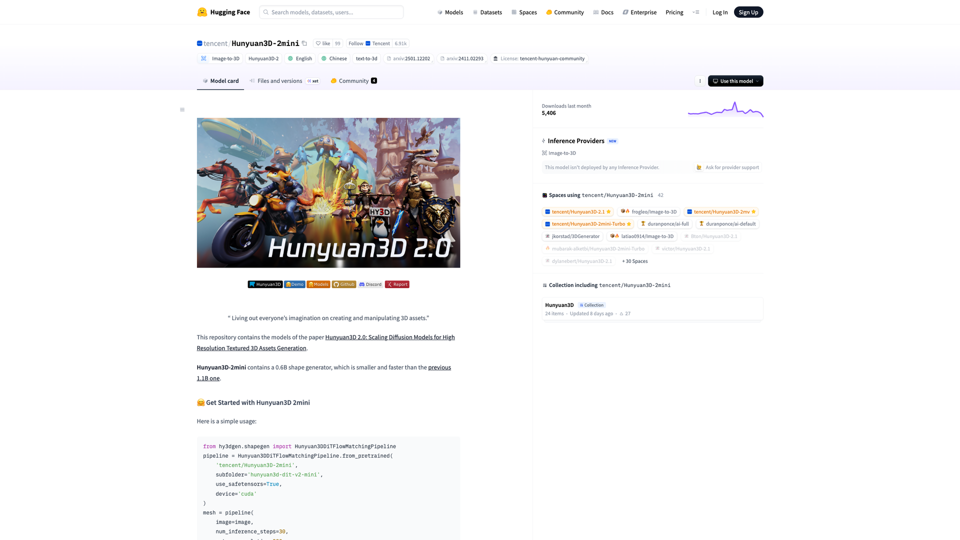 Hunyuan3D-2mini screenshot
