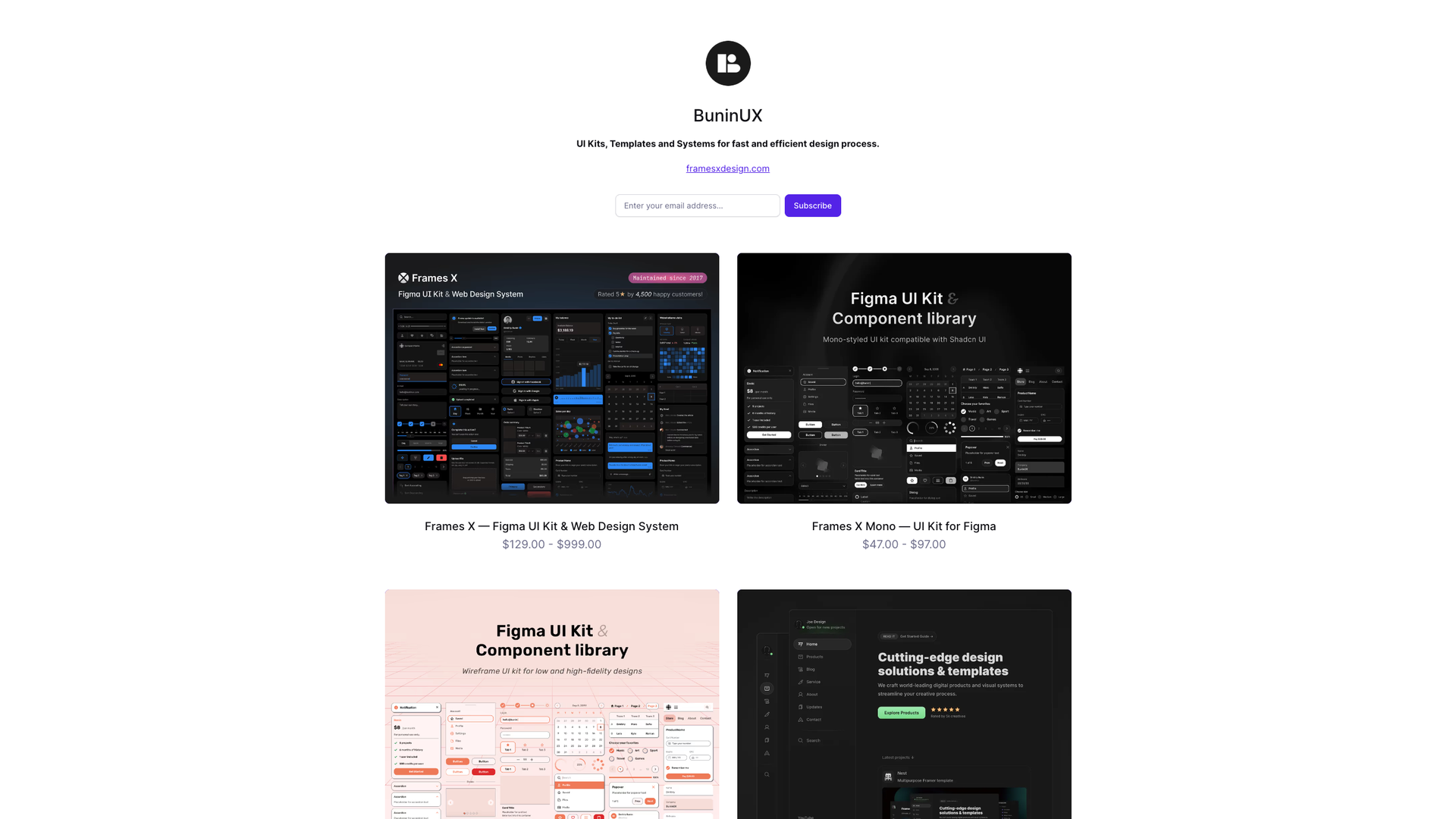 Frames X UI Kit Collection screenshot