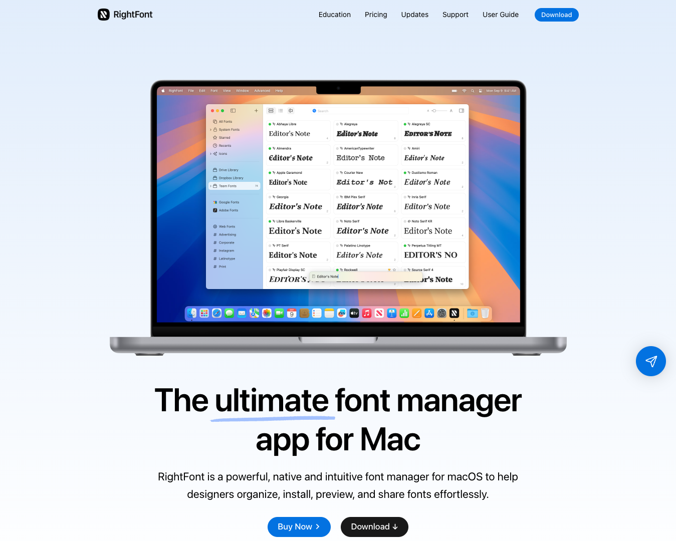 RightFont screenshot