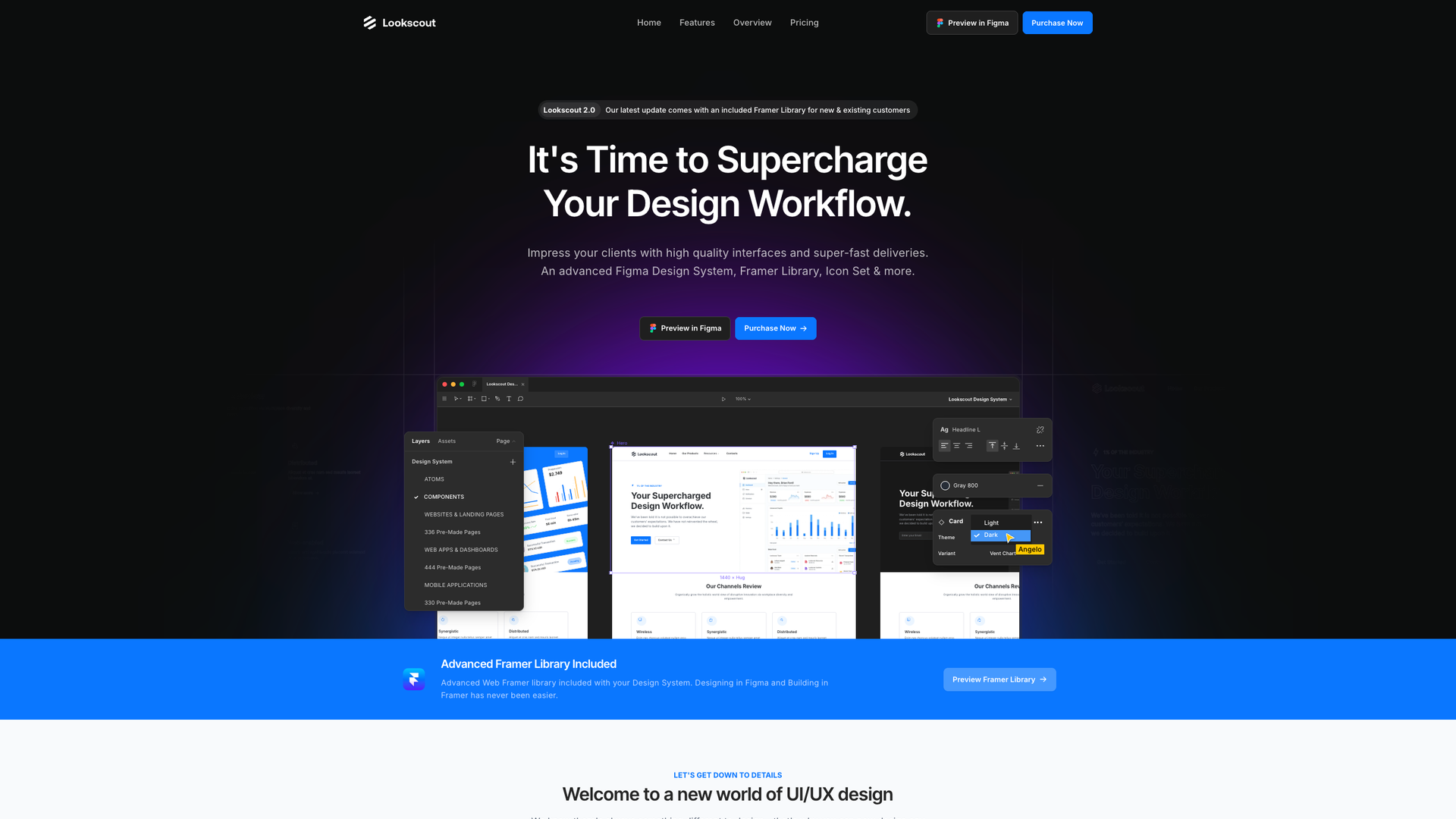 Lookscout Design System screenshot