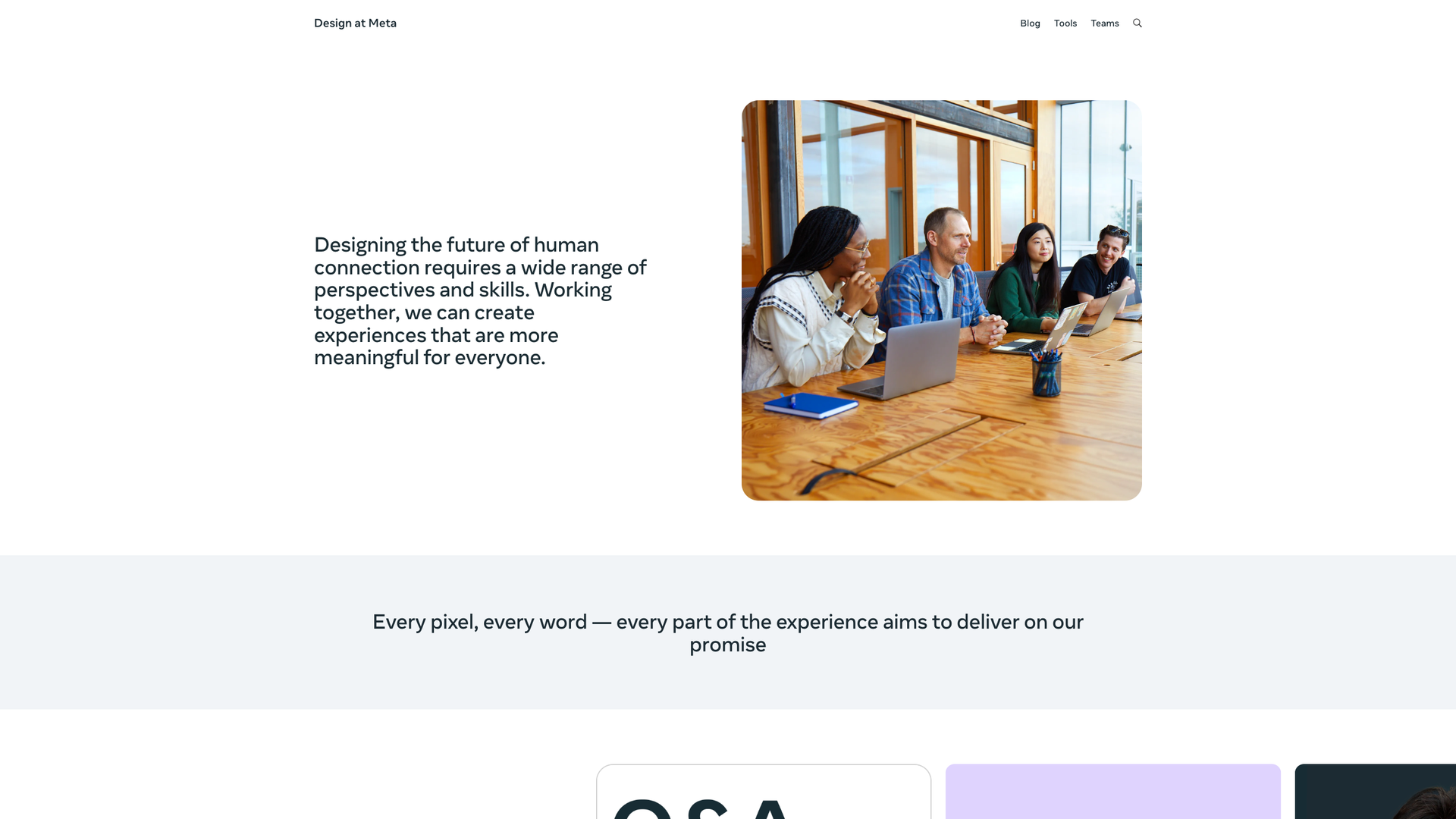 Design at Meta screenshot