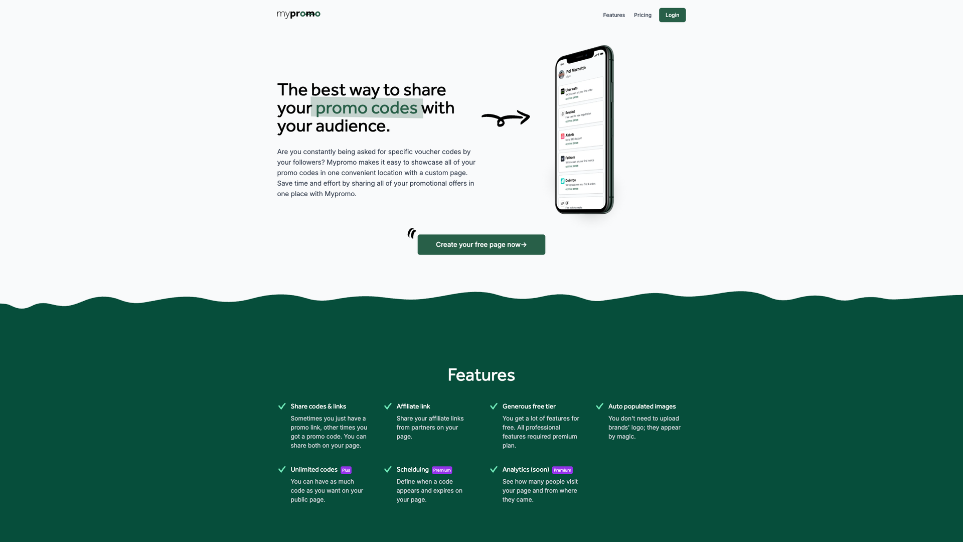 Mypromo.co screenshot