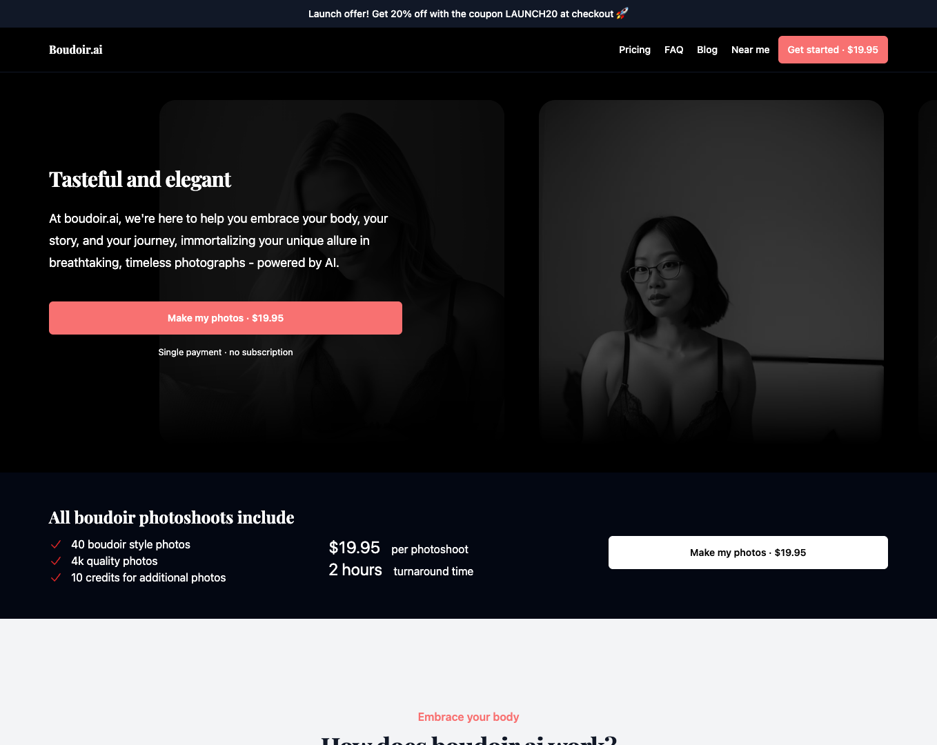 Boudoir.ai screenshot