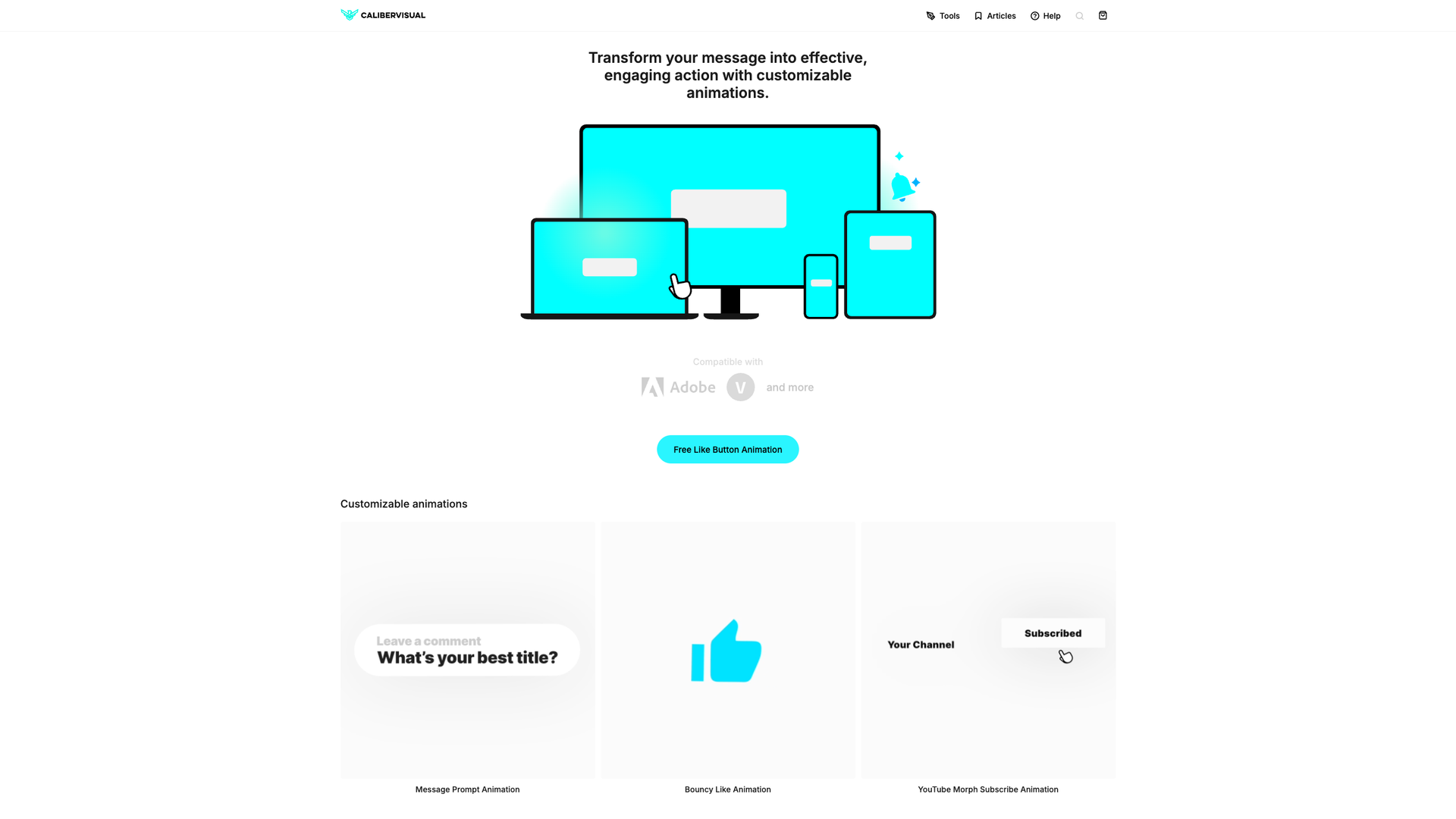 CaliberVisual screenshot