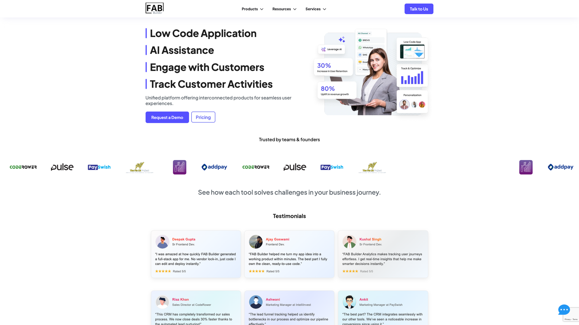 FAB Builder screenshot