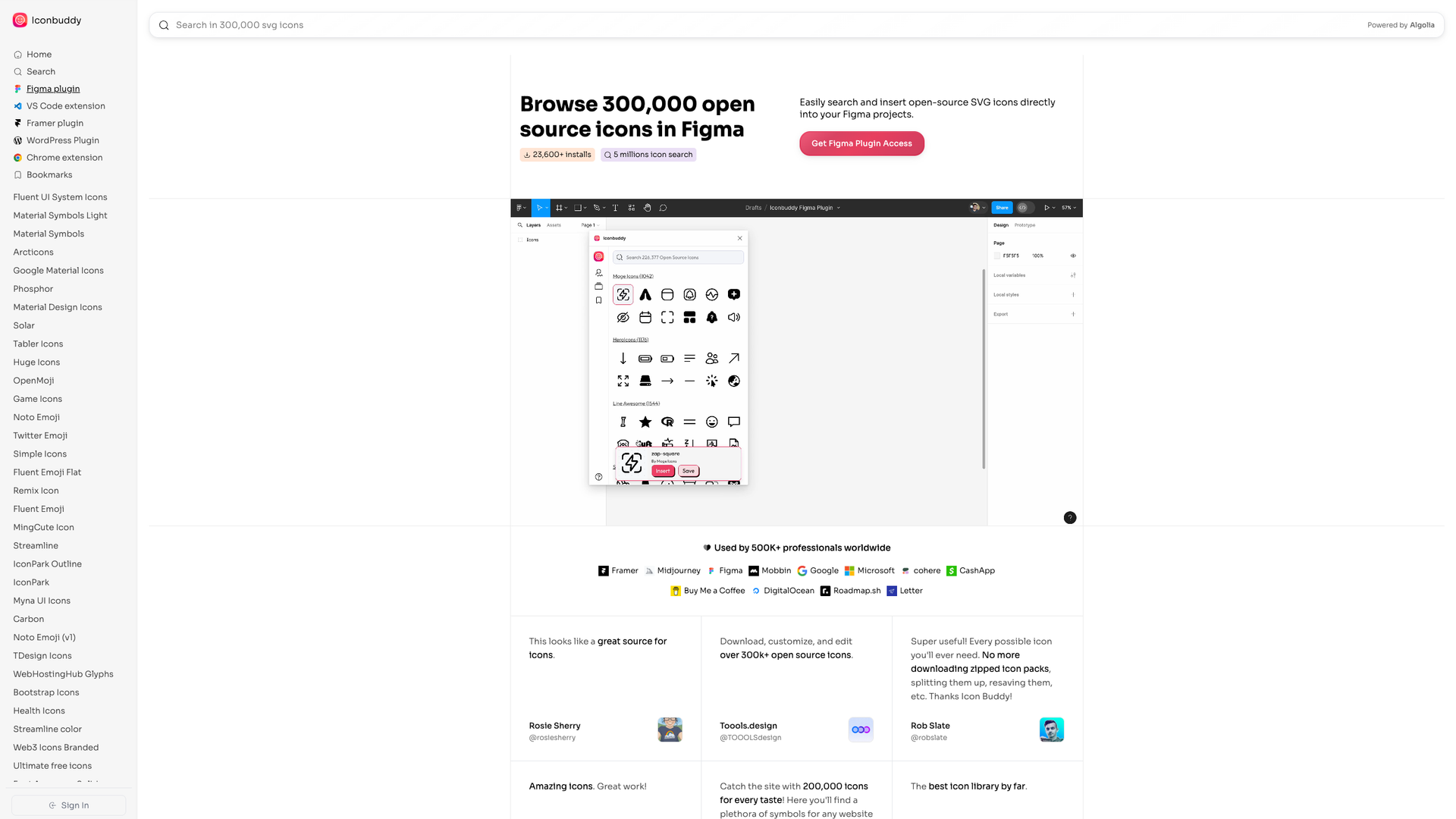 Iconbuddy – Figma Icon Library Plugin screenshot