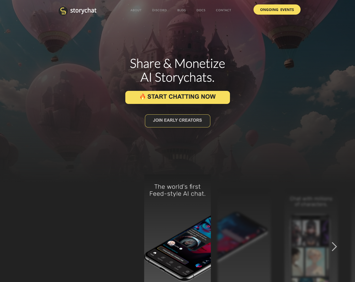 Storychat screenshot