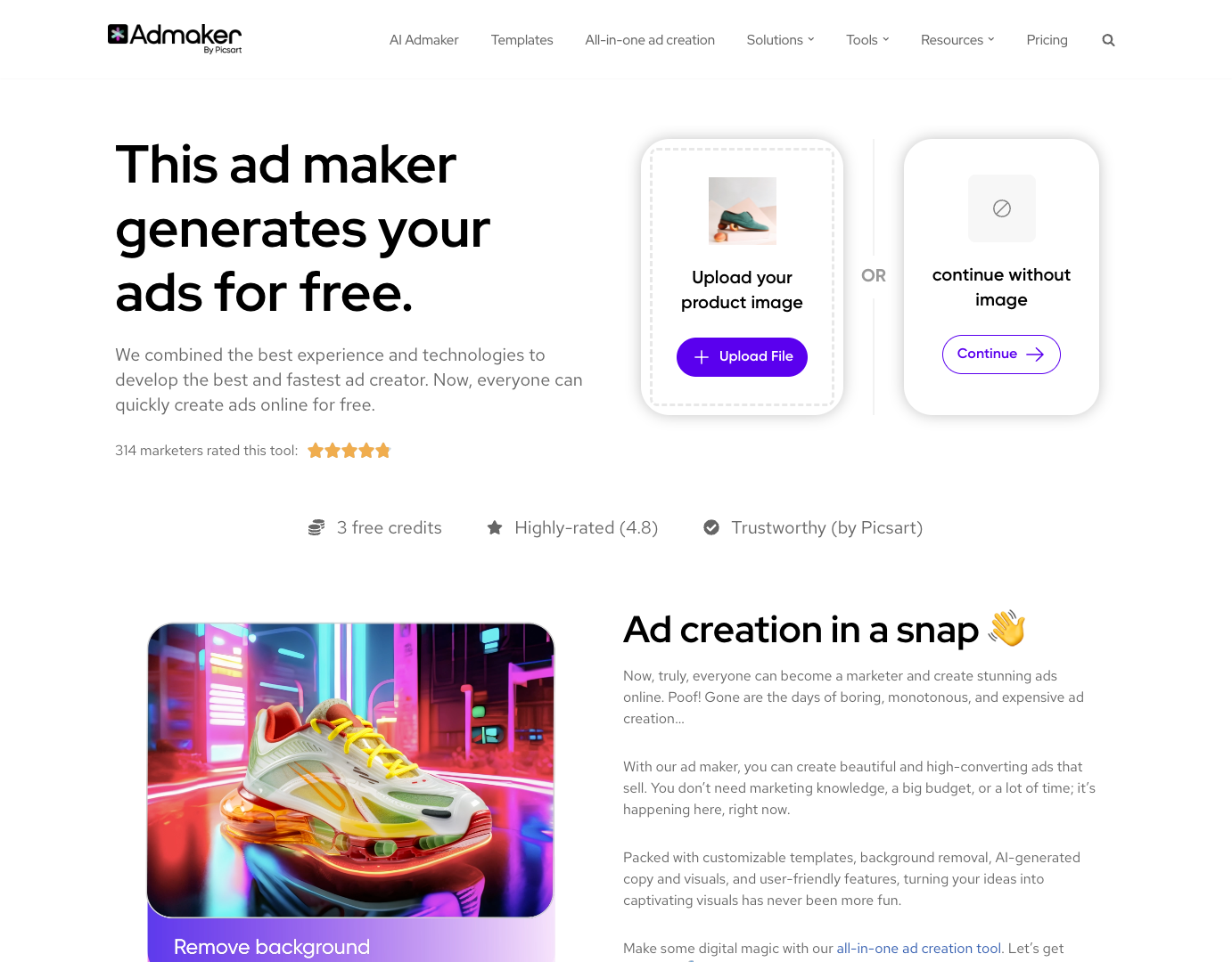 Admaker by Picsart screenshot