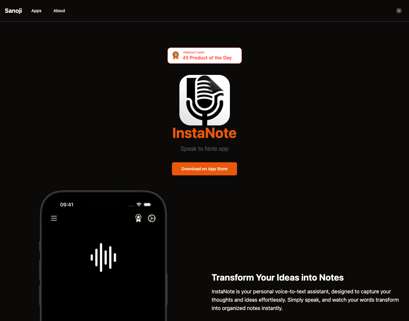 InstaNote screenshot
