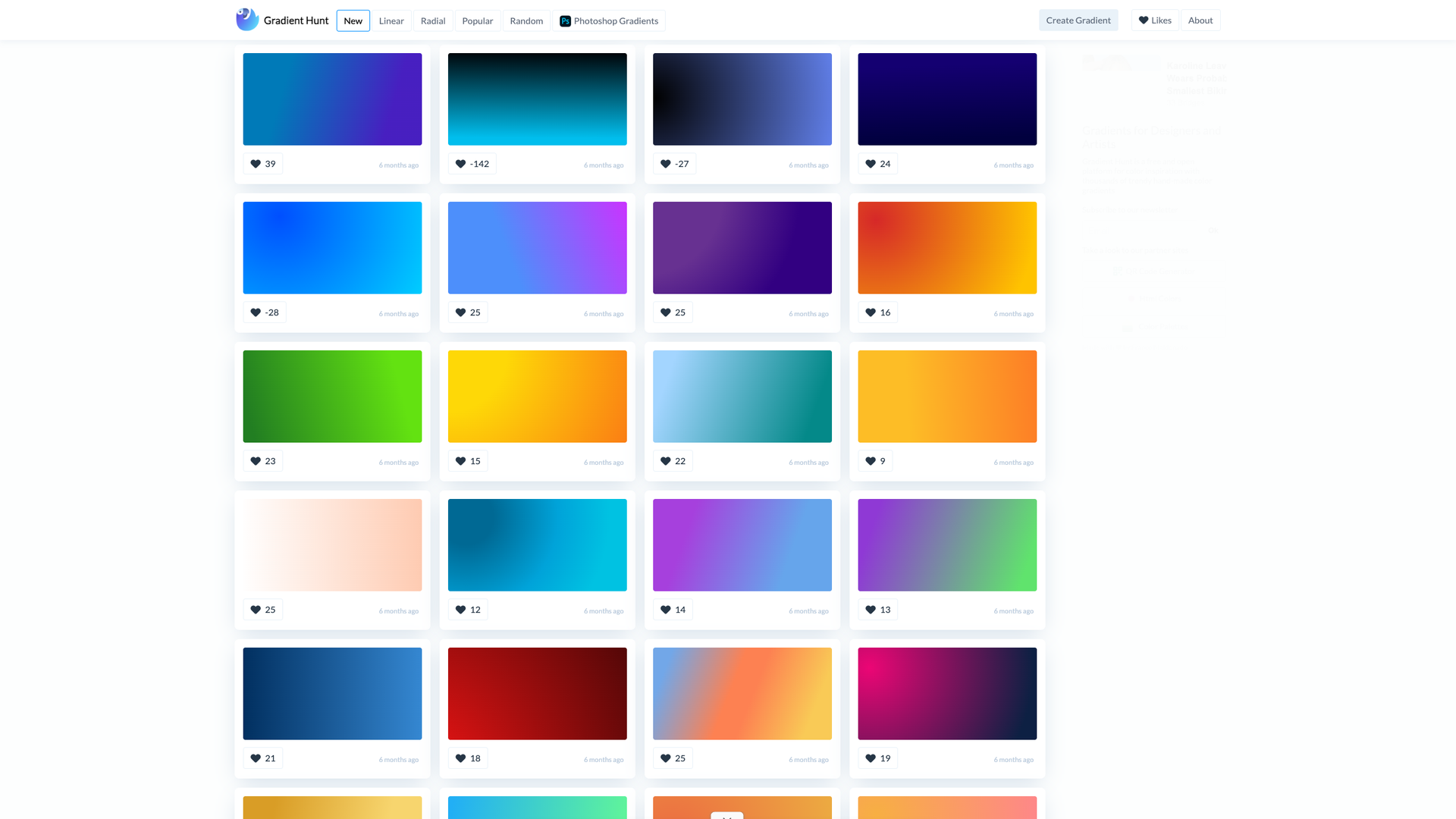 Gradient Hunt screenshot