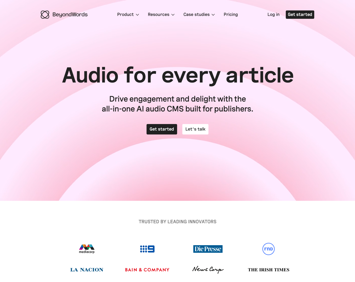 BeyondWords screenshot