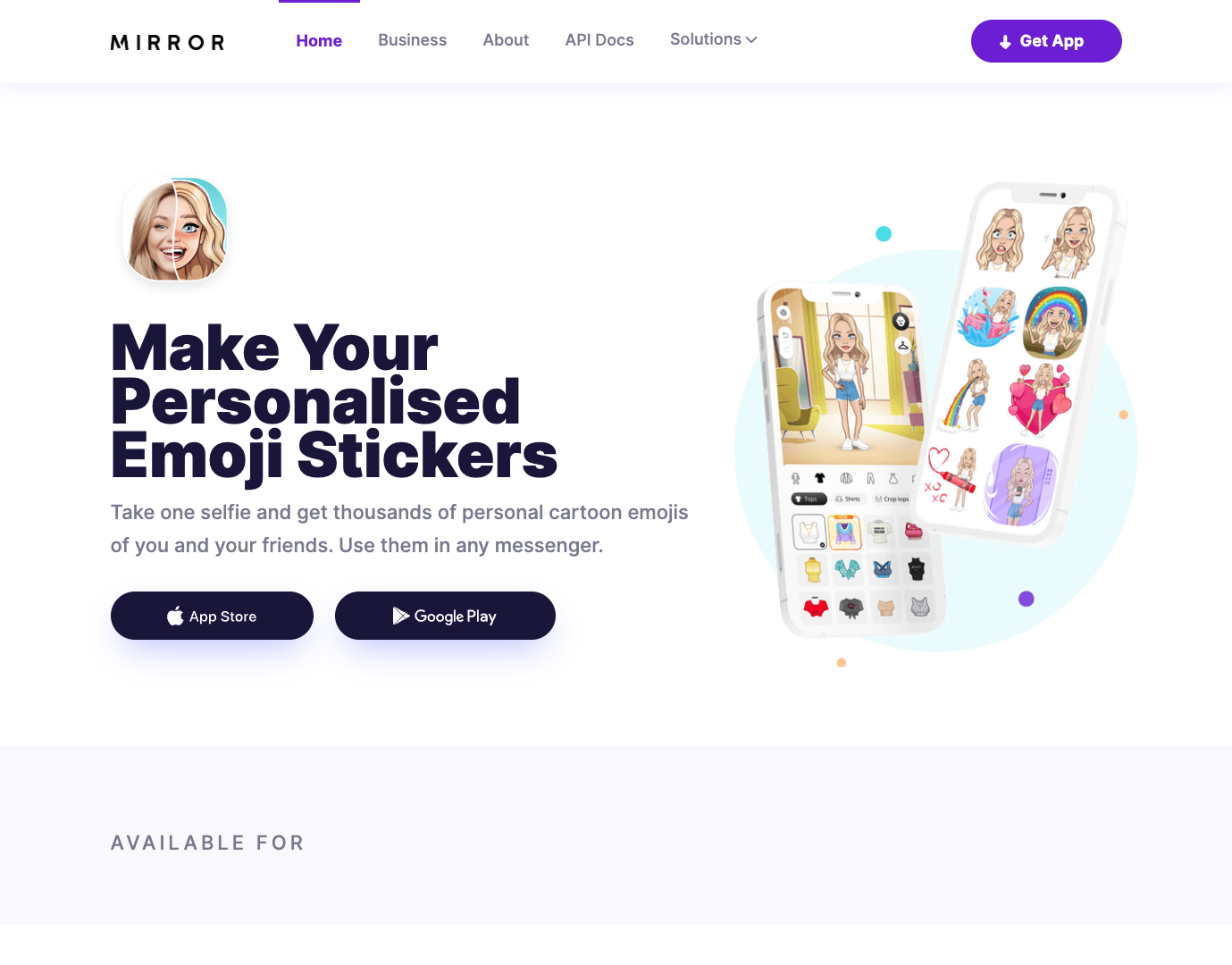 Mirror AI screenshot