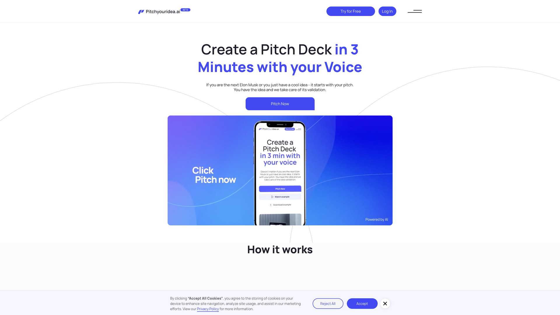 PitchYourIdea.ai screenshot