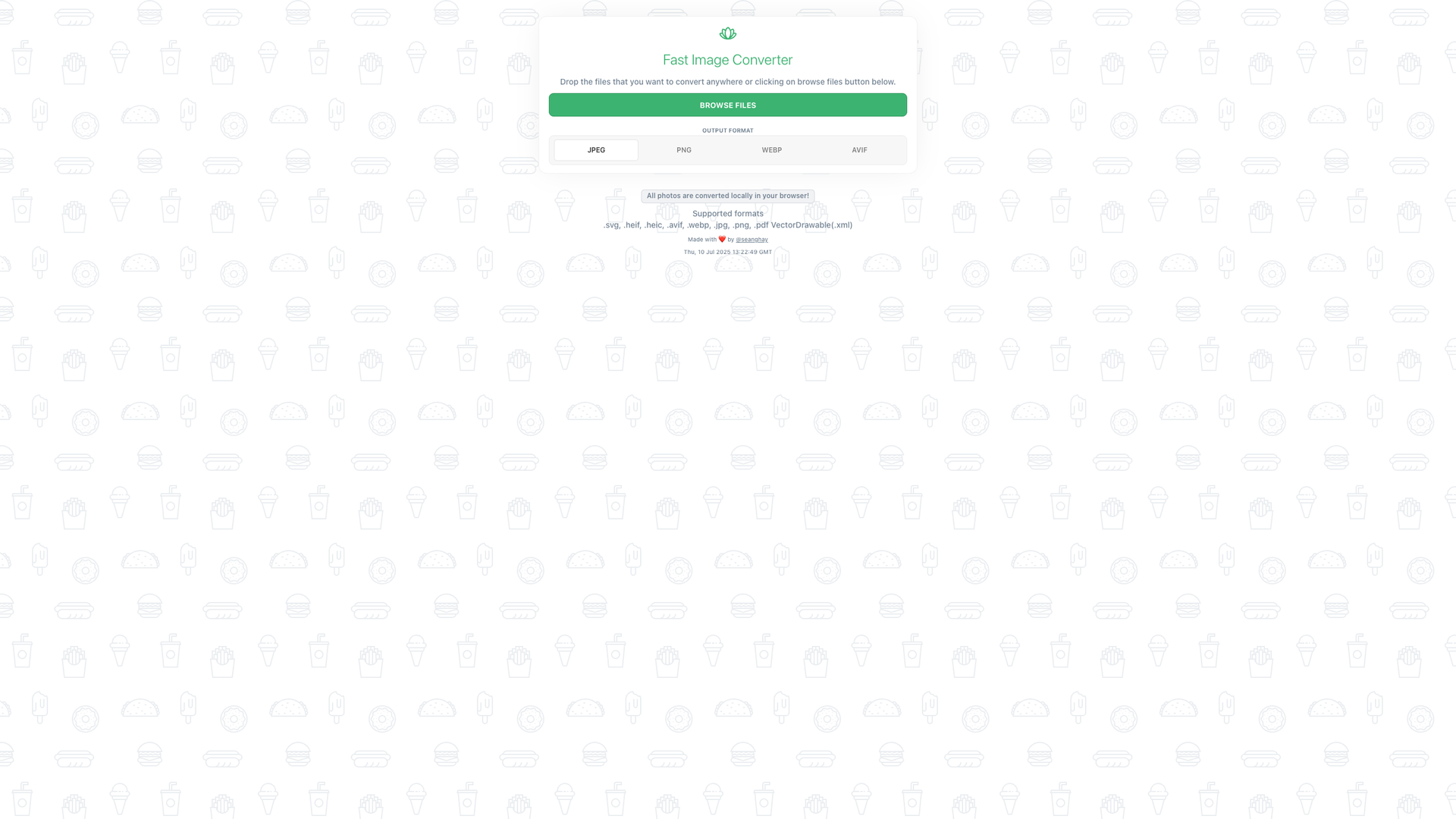 Fast Image Converter screenshot