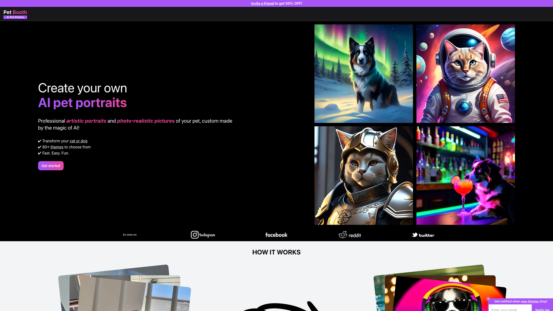 Pet Booth AI Pet Portraits screenshot