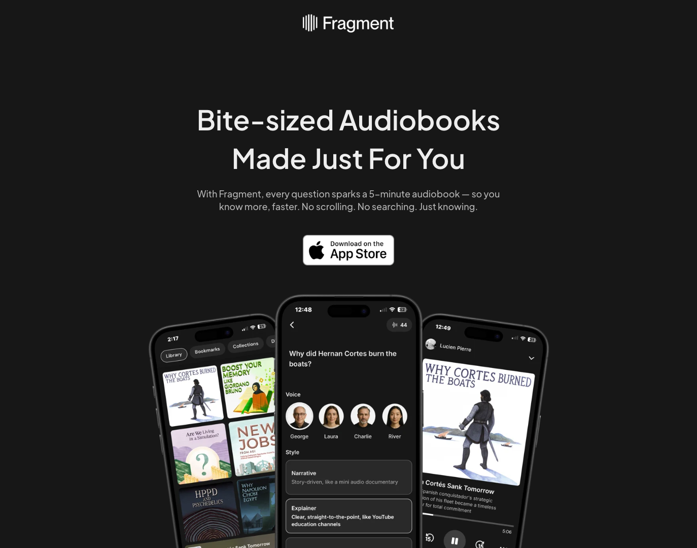 Fragment AI screenshot