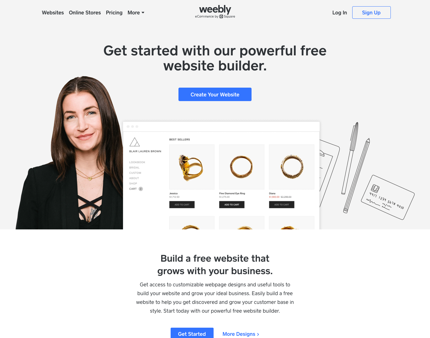 Weebly Free Website Builder screenshot