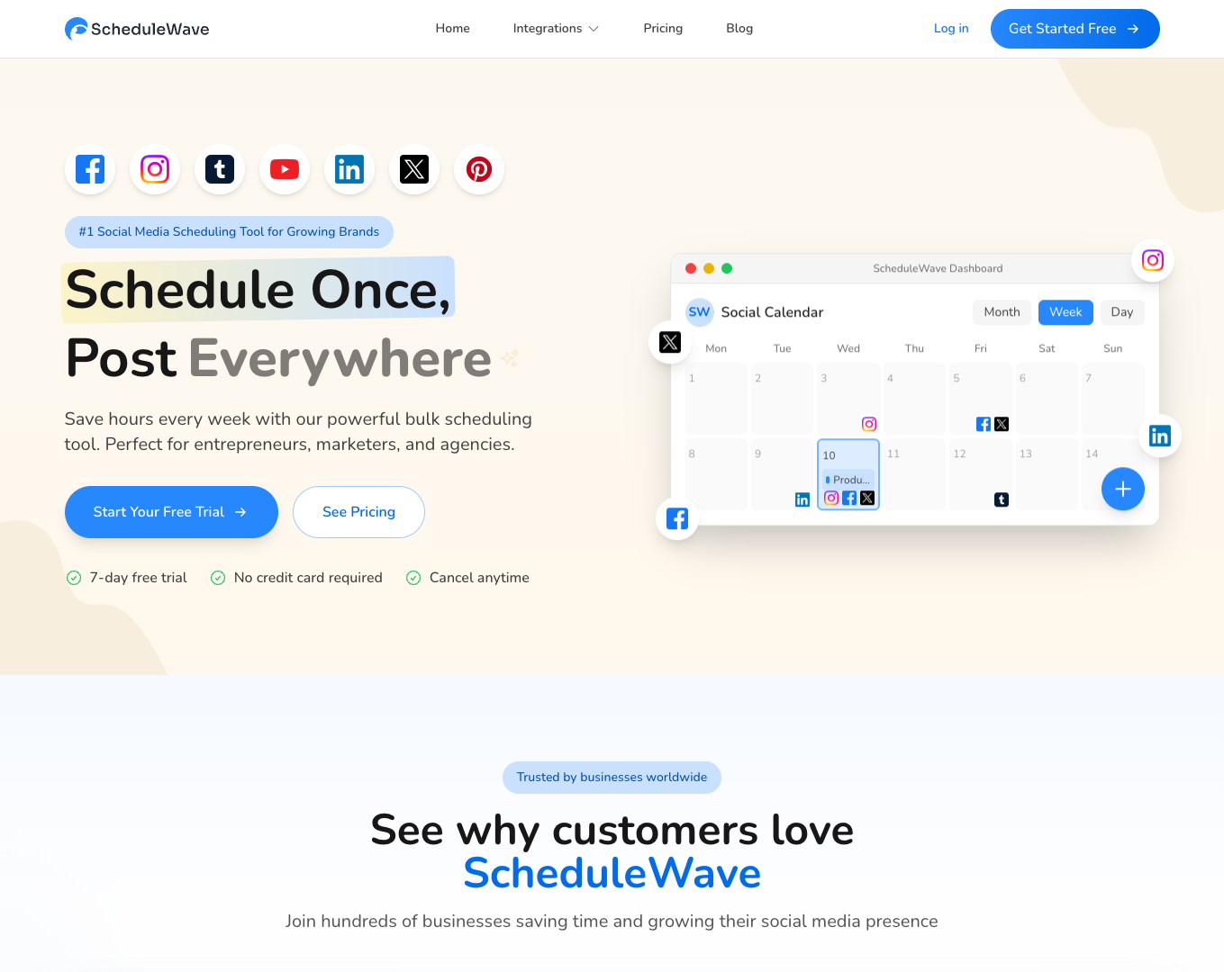 ScheduleWave screenshot