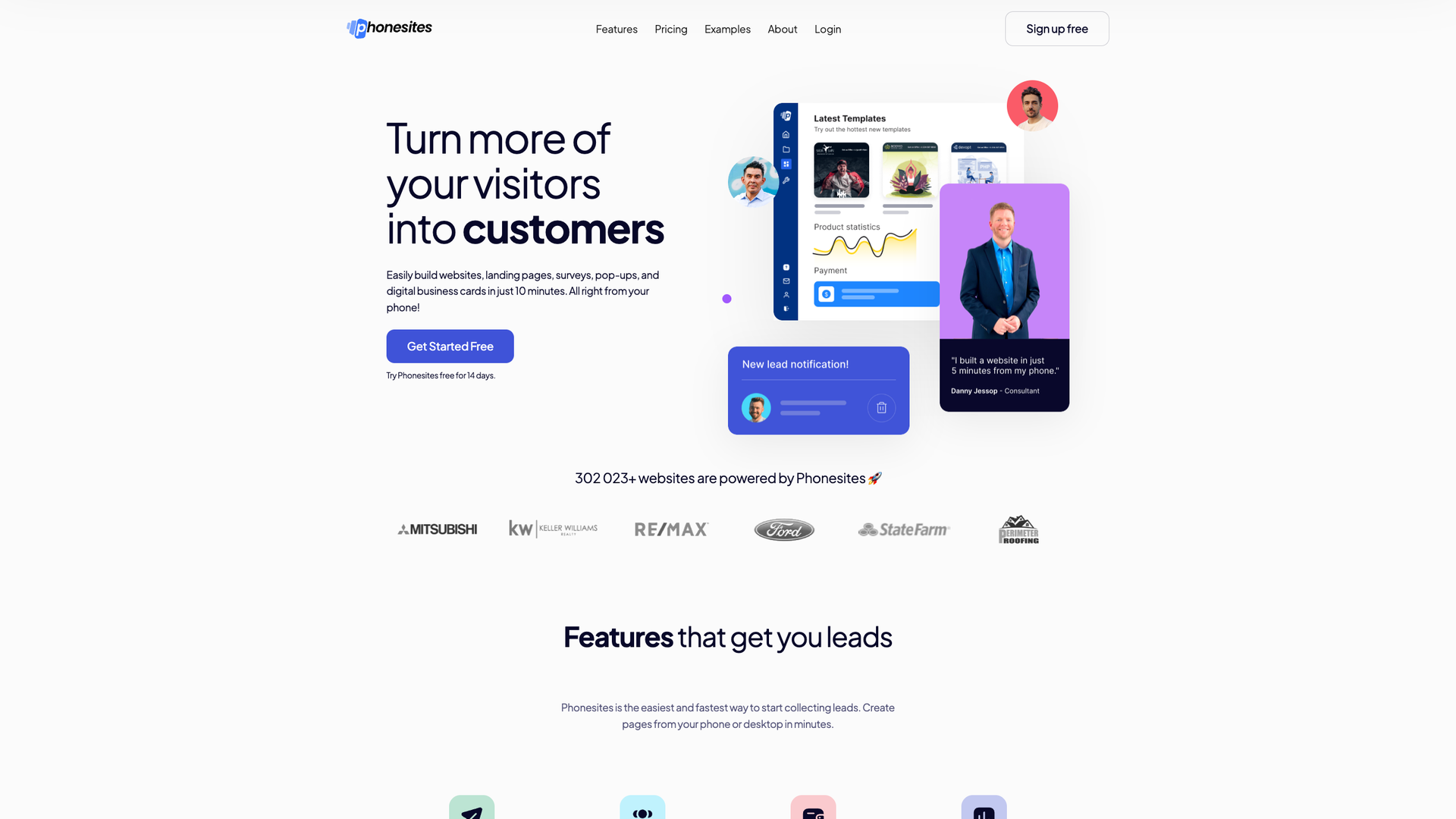 Phonesites screenshot