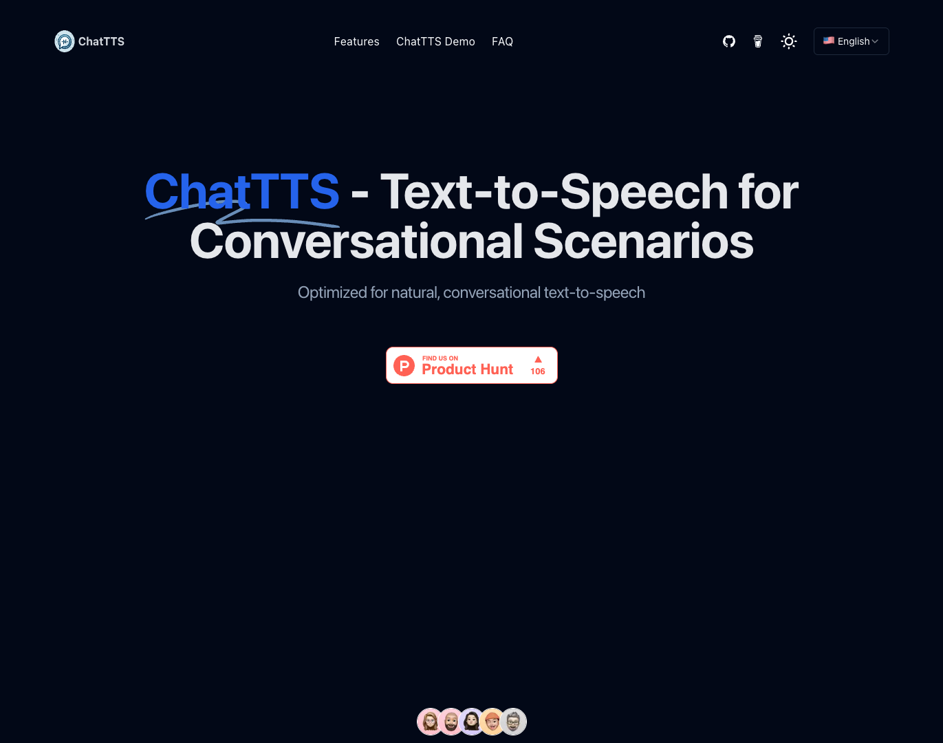 ChatTTS screenshot