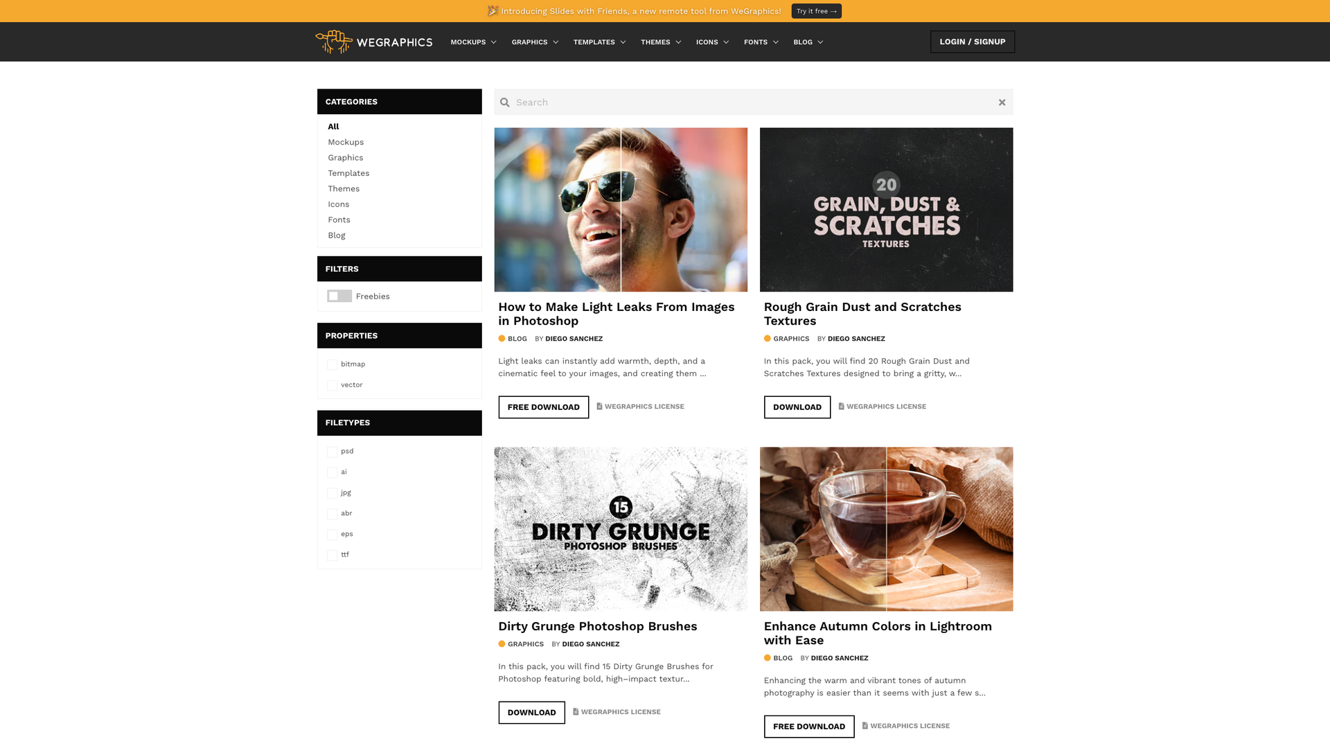 WeGraphics 1901 Design Resources screenshot