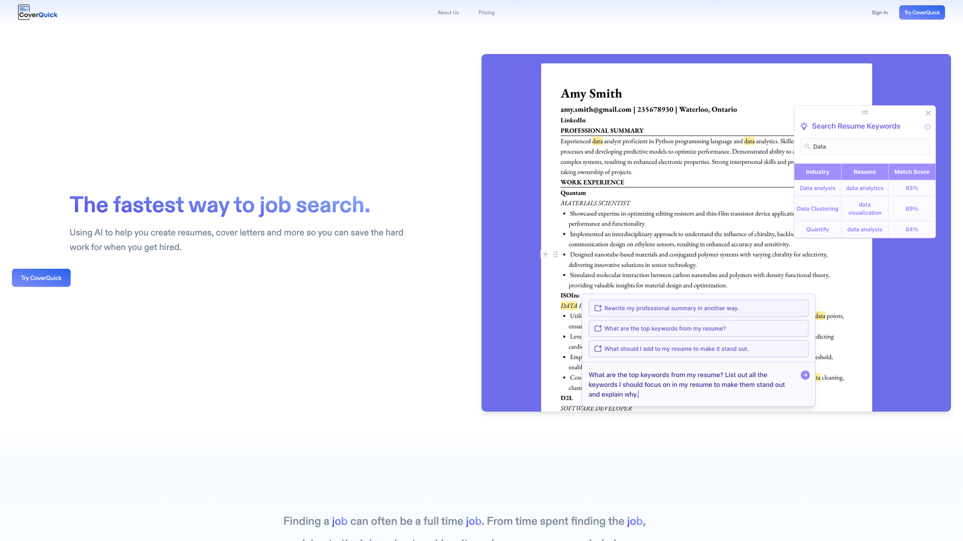 CoverQuick screenshot