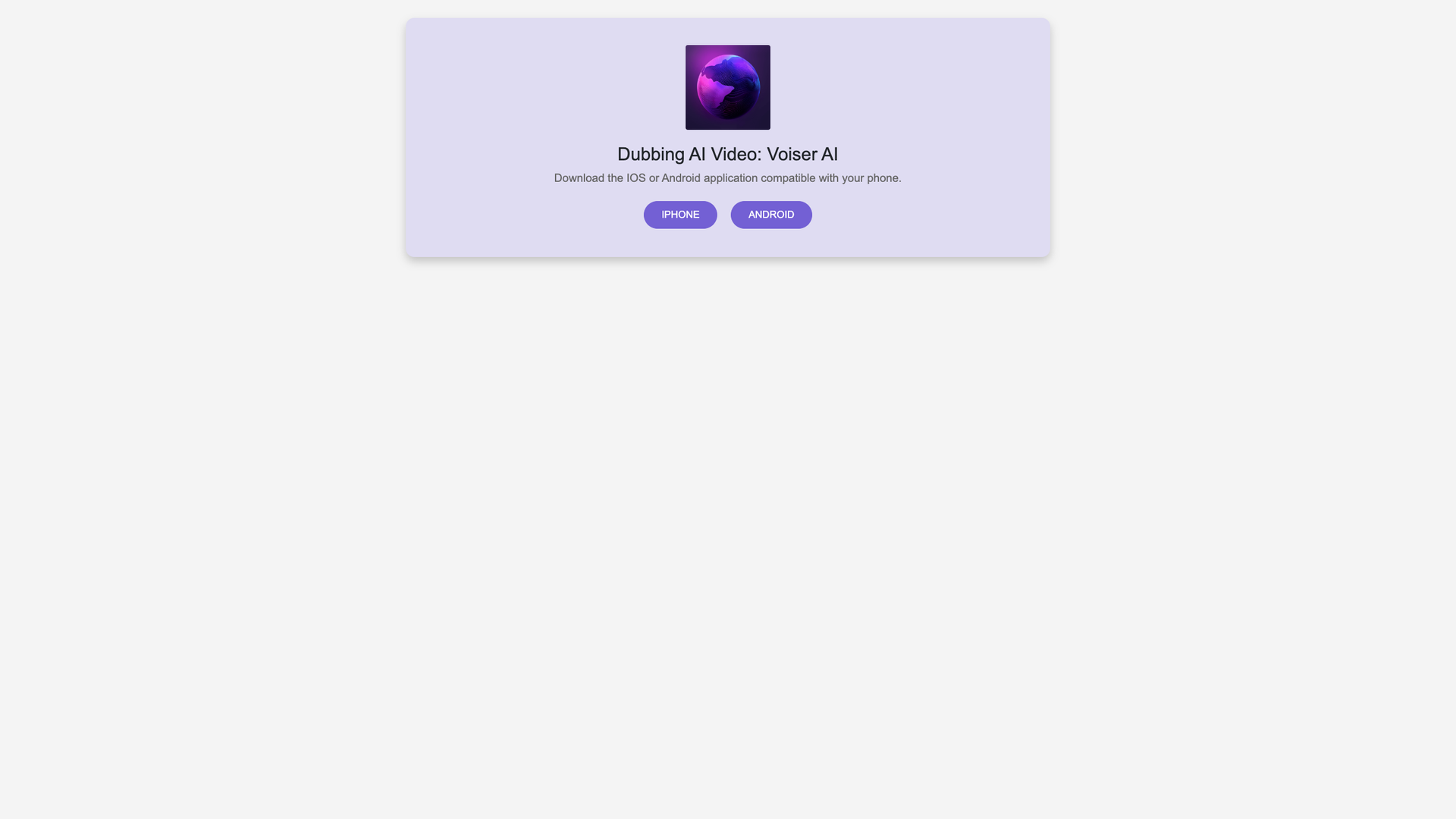 Voiser AI screenshot