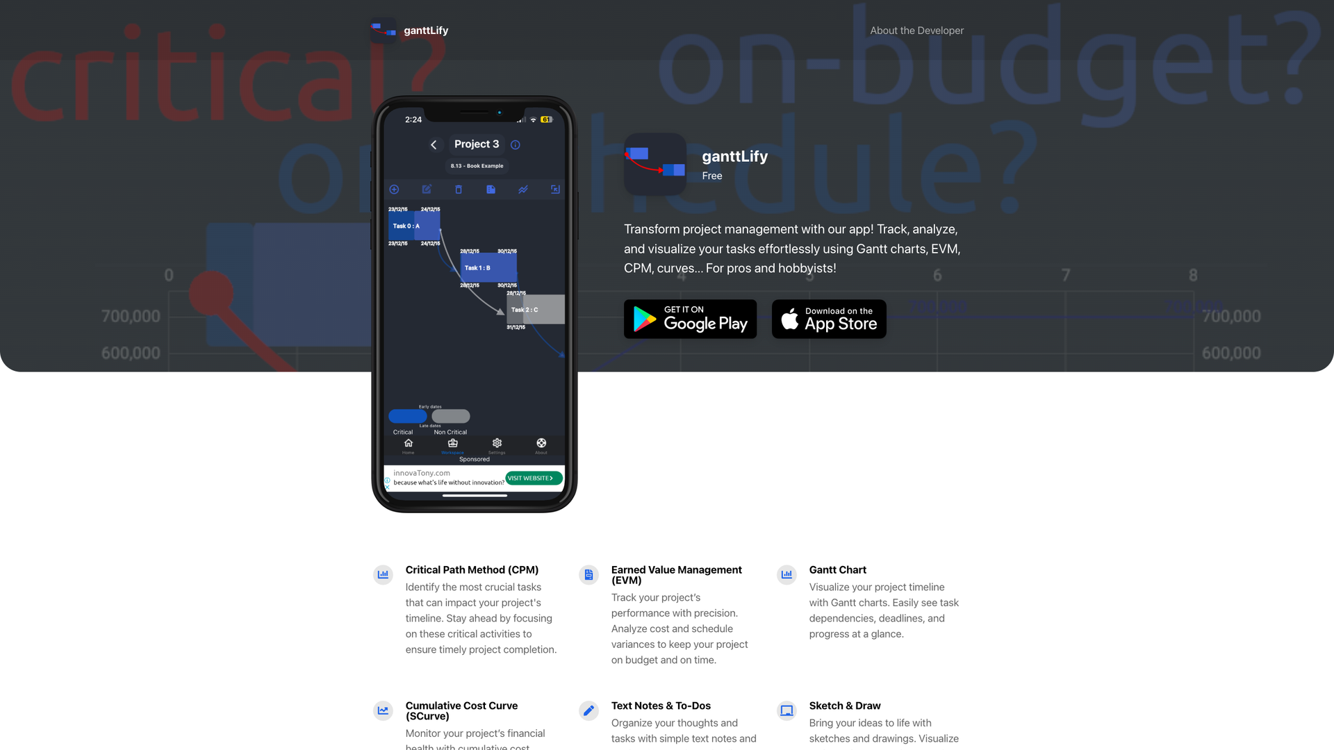 ganttLify screenshot