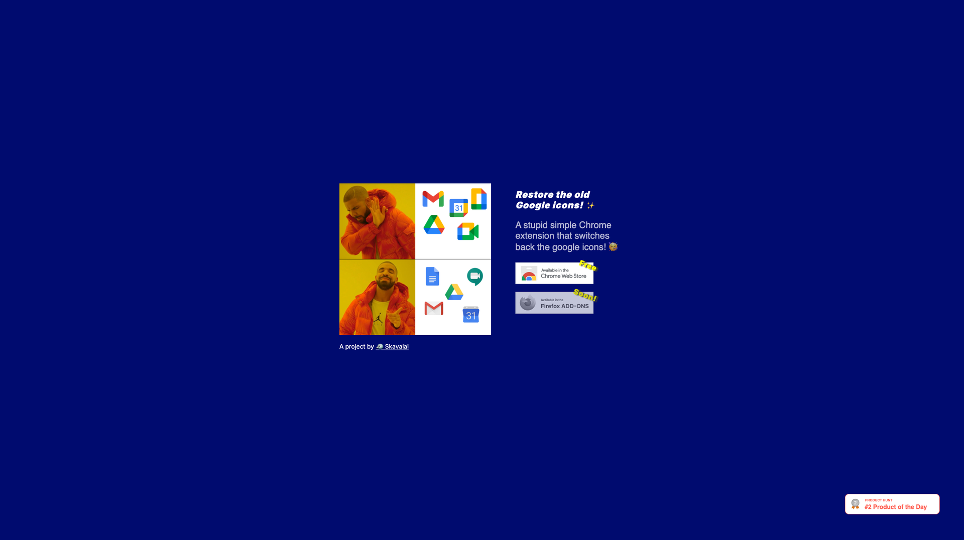 Old Google Icons Restorer screenshot