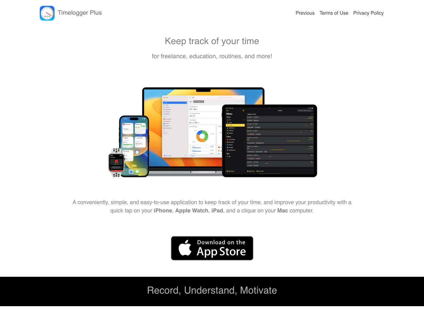 Timelogger Plus screenshot
