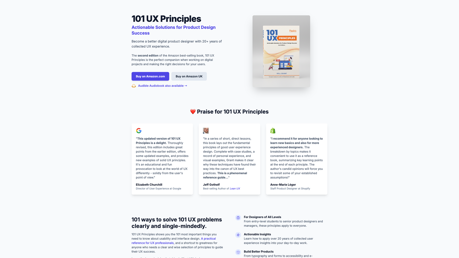 101 UX Principles screenshot
