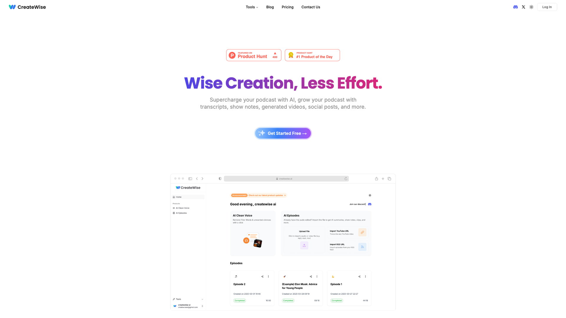 CreateWise AI screenshot