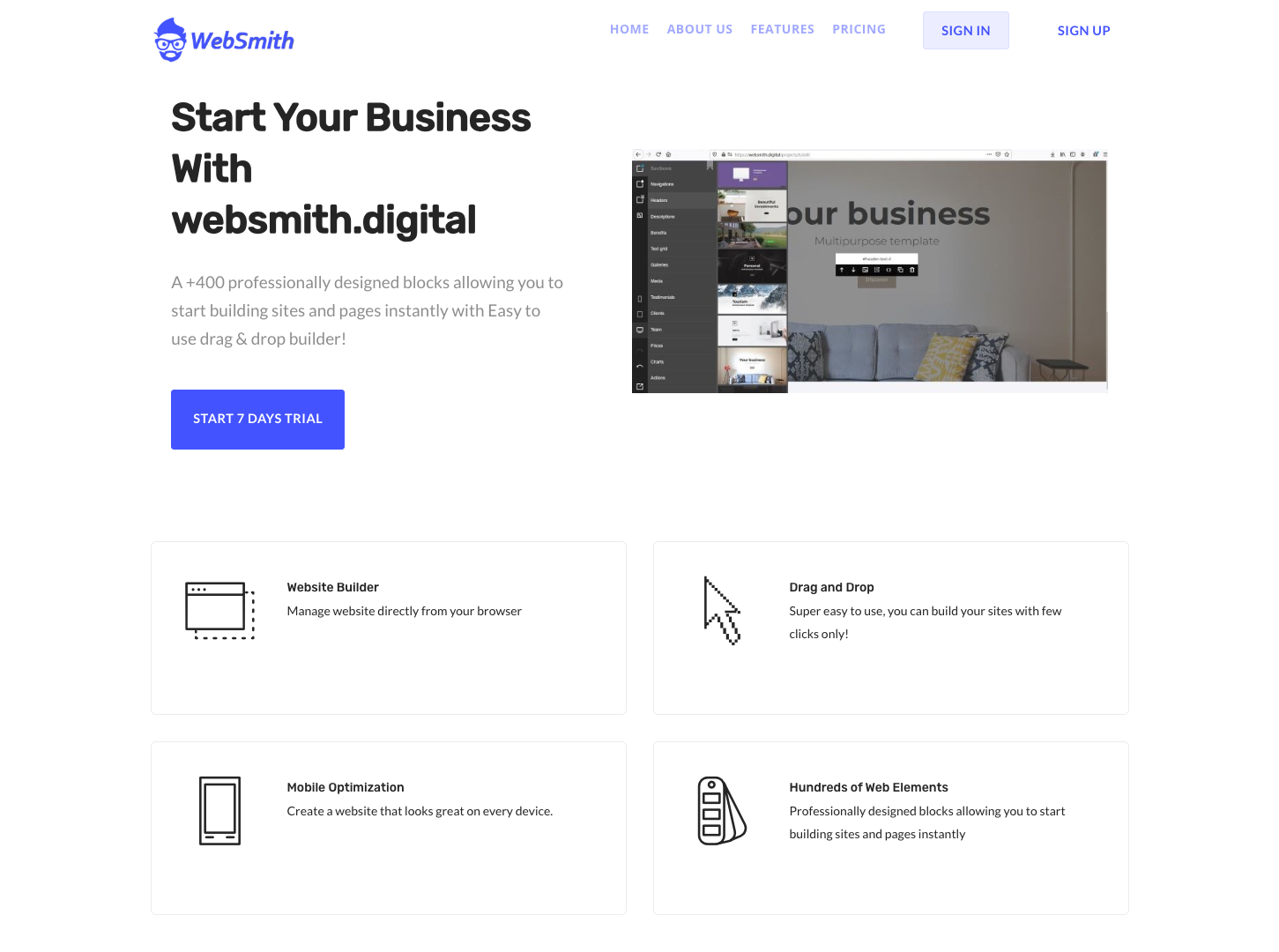 WebSmith.Digital screenshot