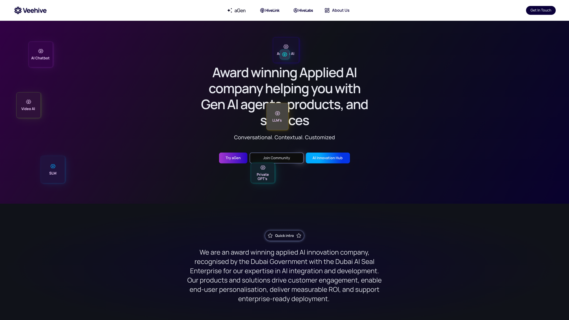 Veehive AI screenshot