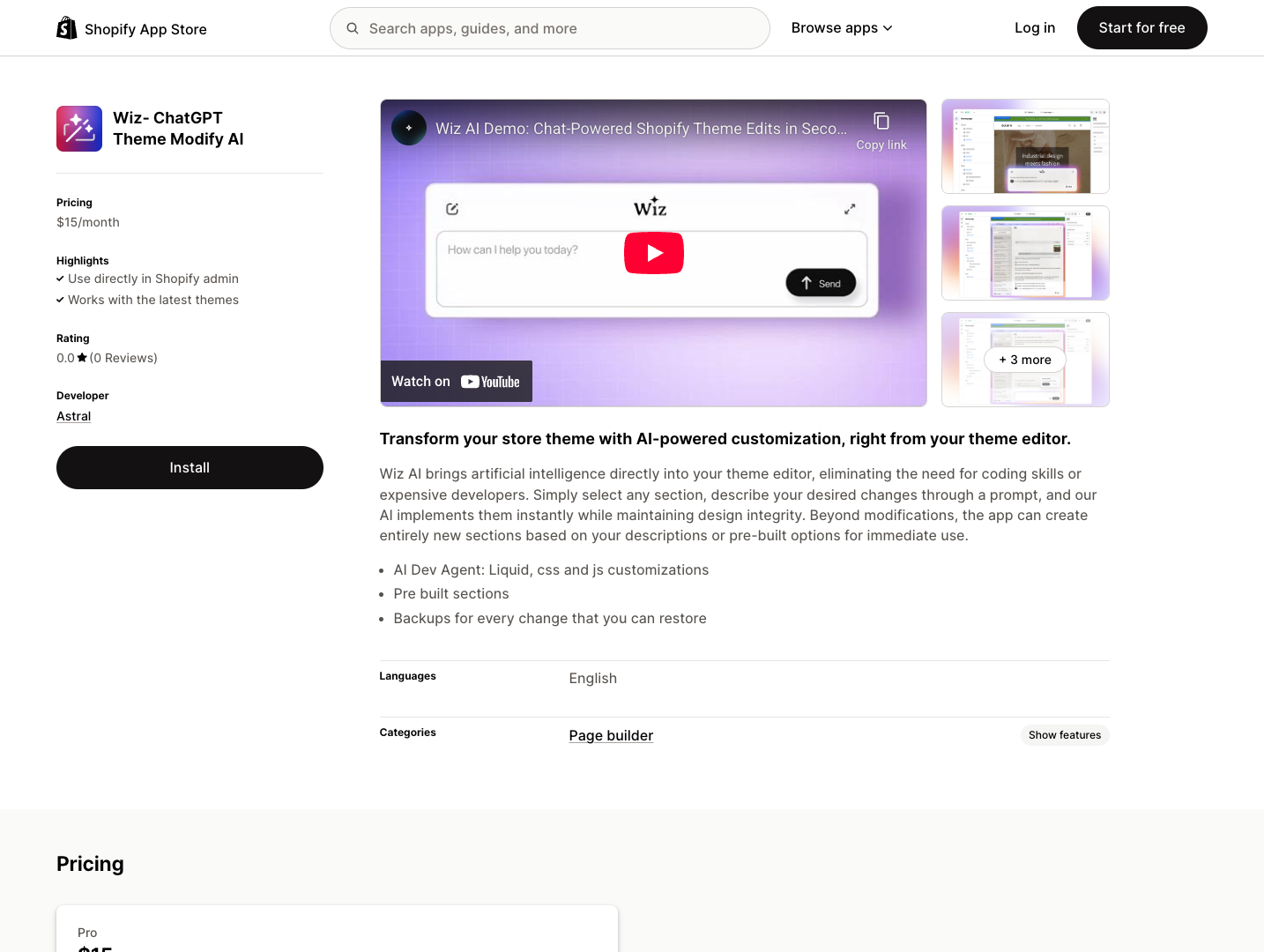 Wiz ChatGPT Theme Modify AI screenshot