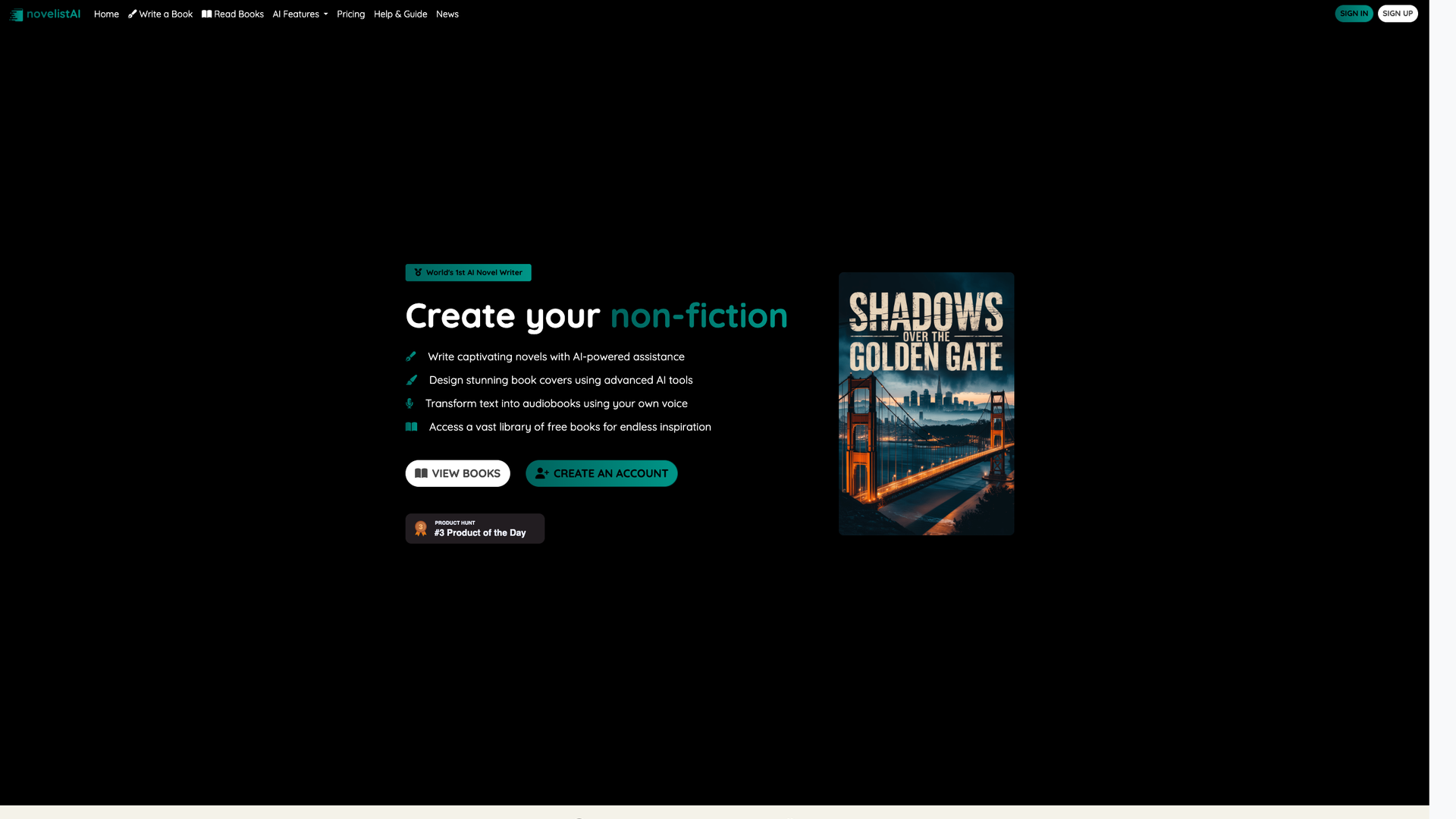 NovelistAI screenshot