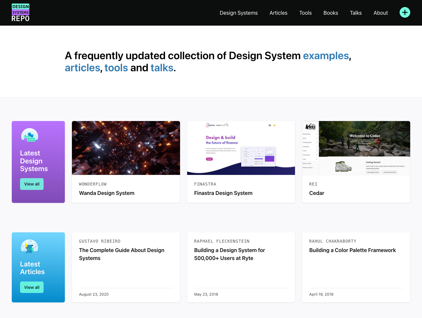 Design Systems Repo screenshot