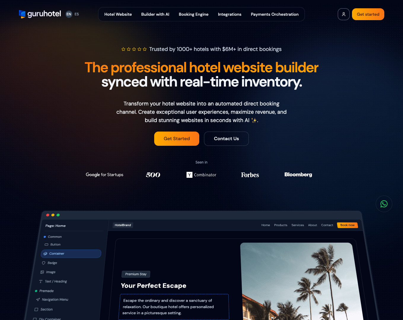 GuruHotel screenshot