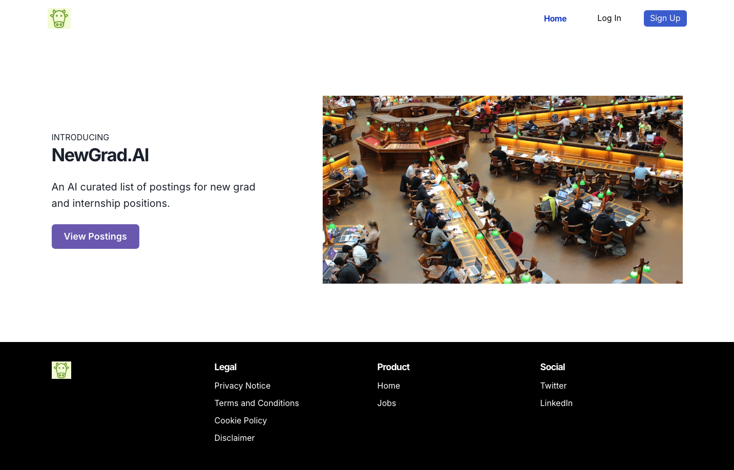 NewGrad.ai screenshot