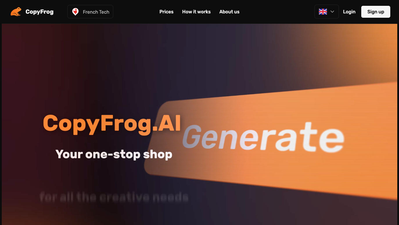 CopyFrog AI screenshot