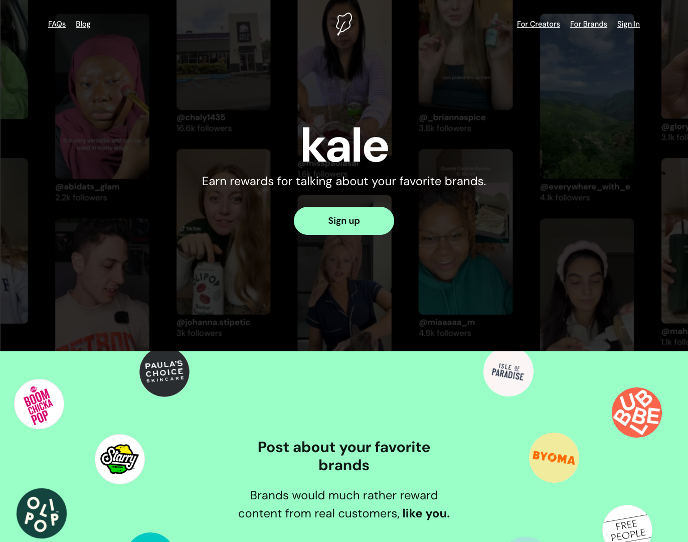 Kale screenshot