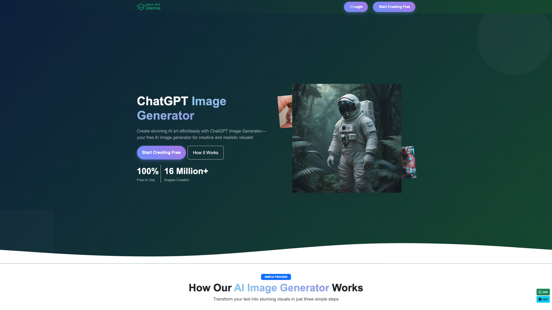 ChatGPT Image Generator screenshot