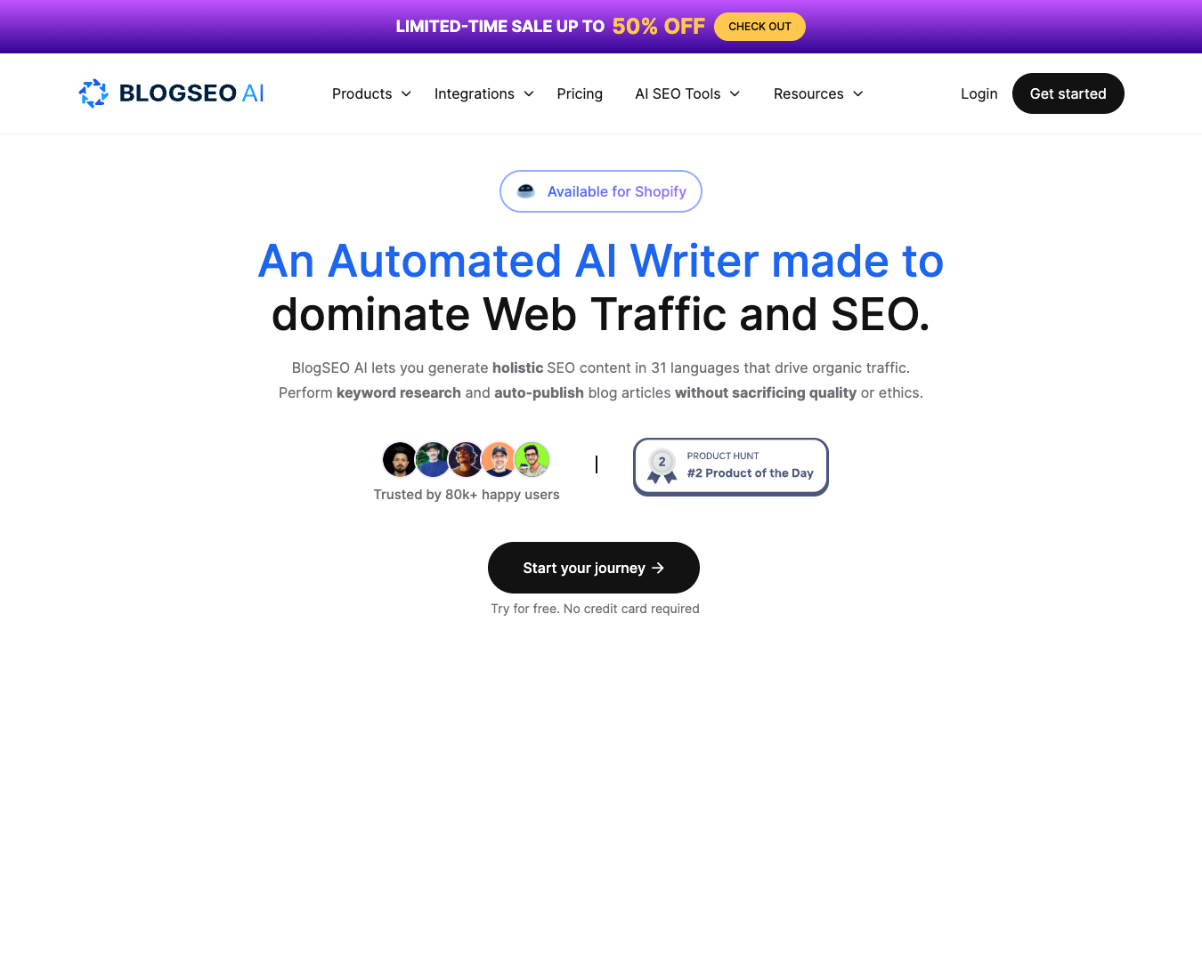 BlogSEO AI screenshot