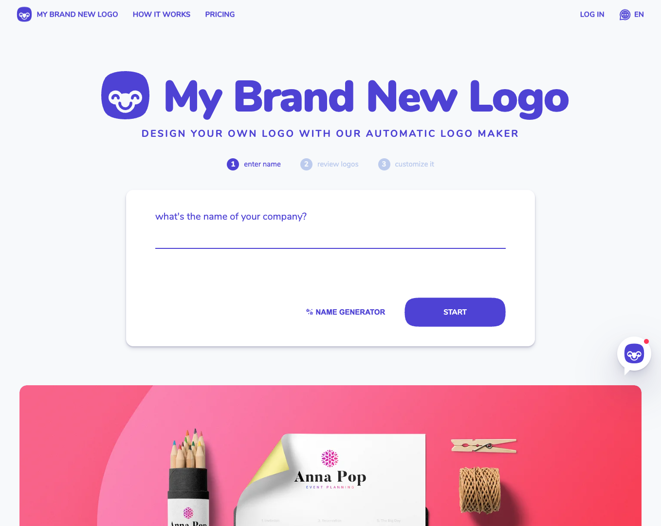 My Brand New Logo screenshot