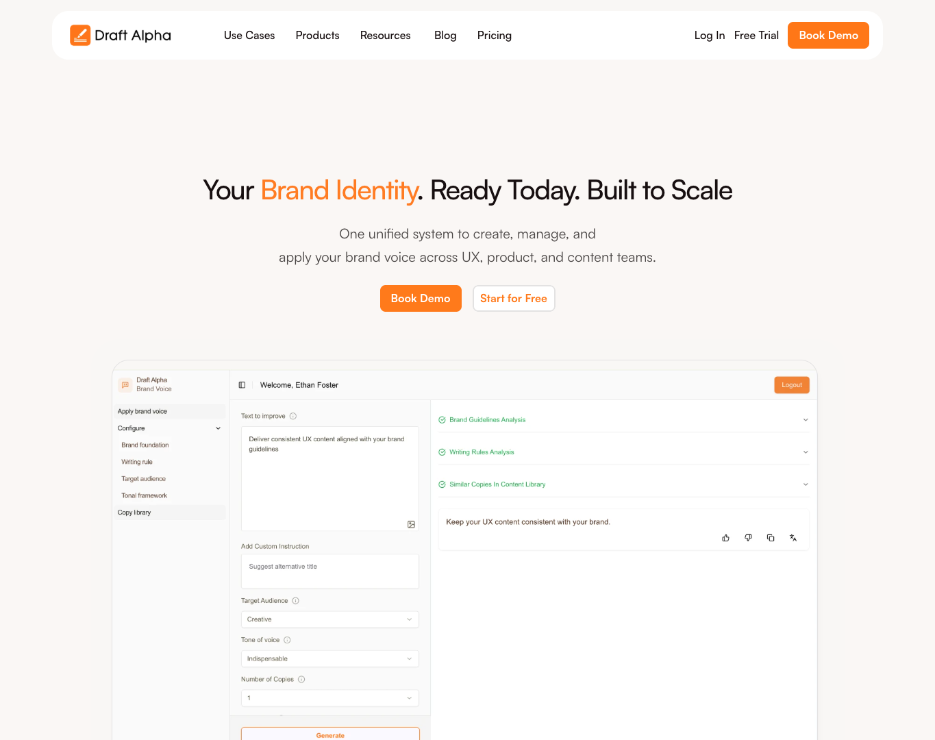 Draft Alpha screenshot